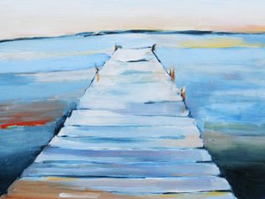 Tranquil Water Pier av Claire Whitehead