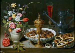Nature morte - Stilleben - Målning av Clara Peeters (1594-1658)