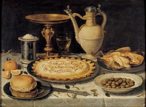 Nature morte - Stilleben - Målning av Clara Peeters (1594-1658)
