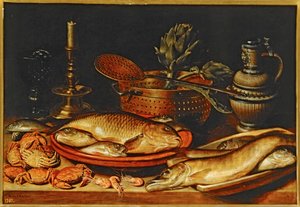 Stilleben med fisk ...