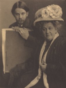 Alvin Langdon Coburn och hans mor, ca 1909. av Clarence H White