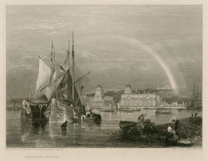 Greenwich Hospital, London av Clarkson Frederick Stanfield