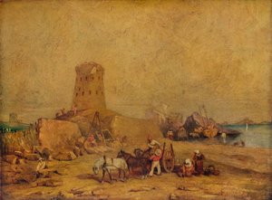 Kustscenen, 1800-talet, 1924 av Clarkson Stanfield