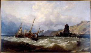 Oxwich Bay, södra Wales av Clarkson Stanfield
