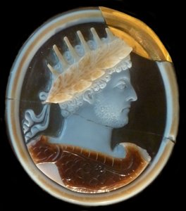 Kejsar Commodus Cameo av Classical Antiquities
