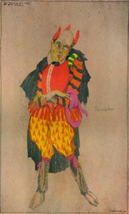 Design för kostym i Ben Jonsons The Devil is an Ass, c1927
