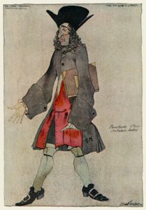 Tiggarens opera, Peachum (färg litho)