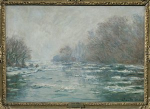Debaclet nära Vetheuil... av Claude (follower of) Monet