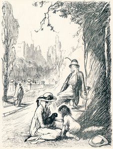 I Kensington Gardens - etapp sex, c1920