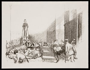 "På sjukhus i England", 1917