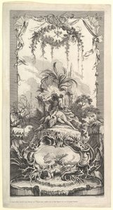 Leda och Svanen.n.d. av Claude Augustin Duflos