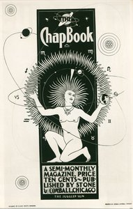 Claude F. Bragdon: The Chap Book, en tidskrift som utkommer två gånger i månaden. USA ... (litografi) av Claude Fayette Bragdon