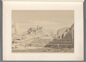 Utsikt över Aten Aten (titel på objekt) Utsikt över de mest kända platserna i det antika Grekland (...) (serietitel) av Claude Félix Théodore Caruelle d
