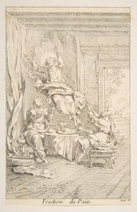 Division of the Bread.n.d. Skapare: Claude Gillot, Jacques Gabriel Huquier. av Claude Gillot, Jacques Gabriel Huquier