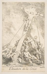 Korsets höjd.n.d. Skapare: Claude Gillot, Jacques Gabriel Huquier.