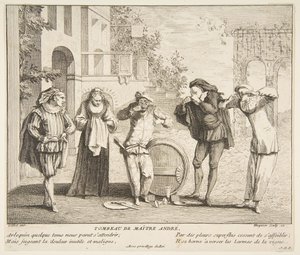 Maitre Andre.n.d. Skapare: Claude Gillot, Jacques Gabriel Huquier. av Claude Gillot, Jacques Gabriel Huquier