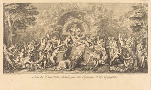 Feste du Dieu Pan, celebree par des Sylvains et des Nymphes (Gudens fest som firas av Sylvans och nymfer)