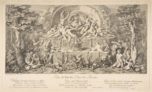Faunens högtid.n.d. av Claude Gillot