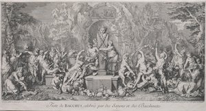 De fyra festivalerna: Bacchus festival. av Claude Gillot