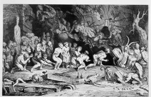 Hyllning till djävulen (sabbatsscen) - av Caylus d