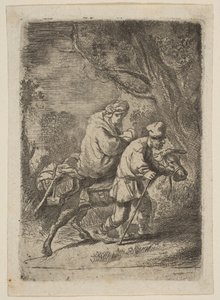 Flygningen till Egypten: Small Plate.n.d.