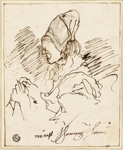 Sömmerska av Claude Jean Baptiste Hoin