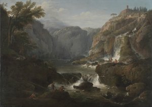 Vattenfallen i Tivoli, 1737 av Claude Joseph Vernet