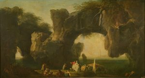 Utsikt över Sorrento av Claude Joseph Vernet