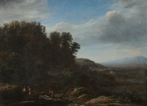 Italienskt landskap, ca 1630 (olja på duk) av Claude Lorrain (1600 82)