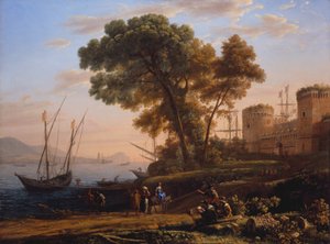 An Artist Studying from Nature av Claude Lorrain
