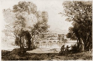 Ett italienskt landskap, 1913. av Claude Lorrain