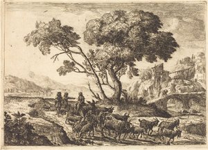 Avgång till fälten av Claude Lorrain