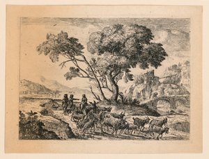 Avgång till fälten av Claude Lorrain