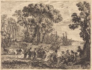Europa och tjuren av Claude Lorrain