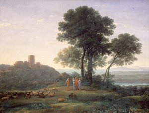 Jacob with Laban and his Daughters av Claude Lorrain