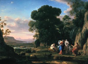 Paris dom 1645-1646 av Claude Lorrain