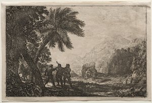 Landskap med Brigander, 1633. av Claude Lorrain