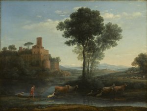 Landskap med Jakobs resa av Claude Lorrain