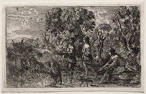 Korsningen av vadstället av Claude Lorrain
