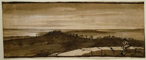 Panorama från Sasso av Claude Lorrain