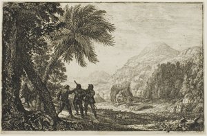 Scen av Brigands av Claude Lorrain