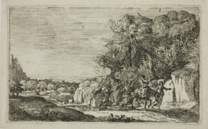 Flygningen till Egypten av Claude Lorrain