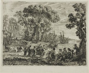Europas våldtäkt av Claude Lorrain