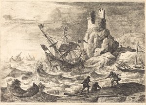 Skeppsbrottet (Le naufrage) av Claude Lorrain