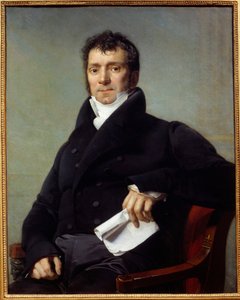 Porträtt av Claude Marie Morin Målning av Claude-Marie Dubufe (1790-1864) 1800-talets Nantes, Musee des Beaux Arts