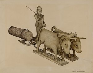 Log-transport av Claude Marshall