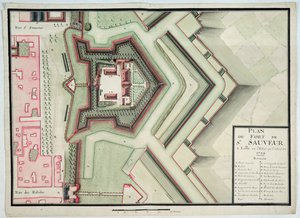 Fort Saint-Sauveur, Lille, 1728, från 