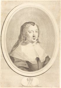 Anne av Österrike av Claude Mellan