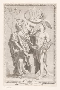 Apollo kröner Publius Vergilius Maro Titelsida för: Publius Virgilius Maro, Publius Virgilius Maronis Opera, 1641 av Claude Mellan