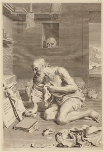 Botgörande Sankt Hieronymus av Claude Mellan